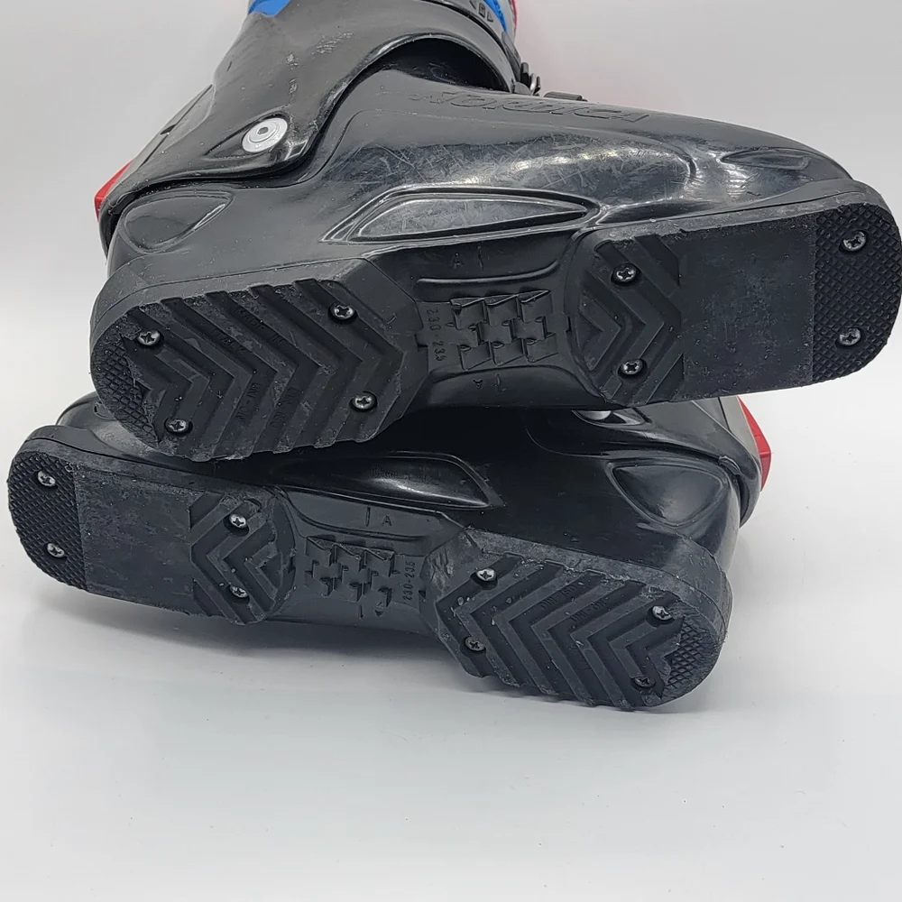 Nordica Black and Red Ski Boots‎ Men's Size 5-5.5; Women's Size 6-6.5